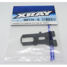 XRAY Front Suspension Arm Long Left- Graphite  X302174-G