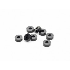 ALUMINUM WASHER 3x8x3.0mm (Black/8pcs)