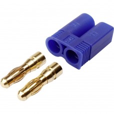 EC5 Gold-plated Battery or esc pack plug (3 pairs) M/F