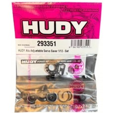 HUDY ALU ADJUSTABLE SERVO SAVER 1/12 - SET  293351