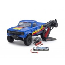 OUTLAW RAMPAGE 1:10 EP 2WD TRUCK (KT231P) T2 BLUE READYSET