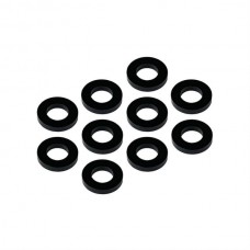 MR33 Aluminum Shim 3,0 x 6,0 x 1,0mm - Black (10 pcs)