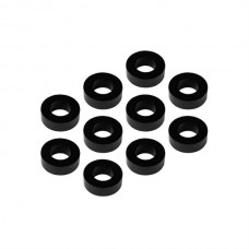 MR33 Aluminum Shim 3,0 x 6,0 x 2,0mm - Black (10 pcs)