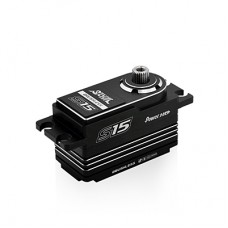 Power HD S15 Silver Low Profile (0.06s/15.0kg/7.4V) Brushless Servo