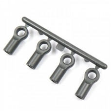 GREY COMPOSITE 4.8MM FLAT TYPE BALL END 13MM 4PCS XP-10635